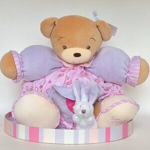 Kaloo Brand New  Large Chubby Bear w/ Detachable Bunny Lilirose– Gift Boxed 0+🧸